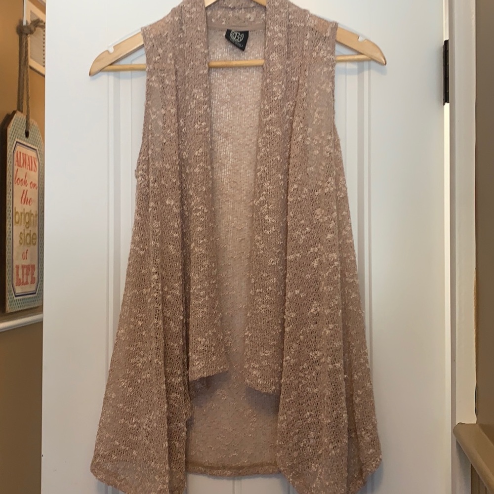 Bobeau Knit Drapey Vest